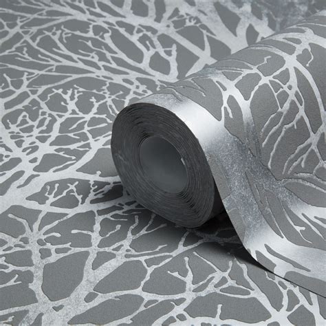 silver wallaper|grey and silver wallpaper b&q.